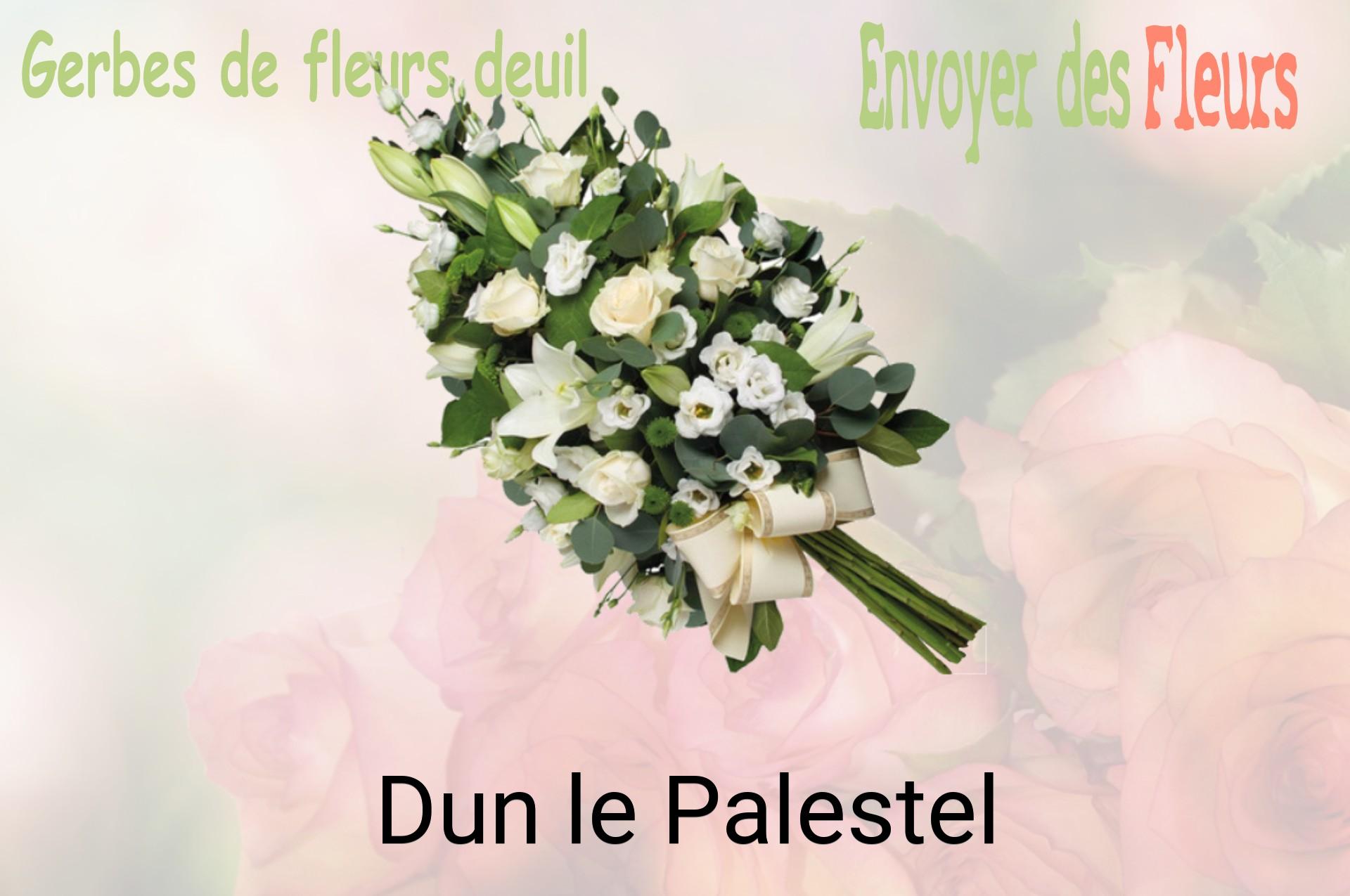 Gerbe de fleurs de deuil livrée à Dun-le-Palestel